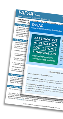 FAFSA and Alternative Application For Illinois Financial Aid screenshots